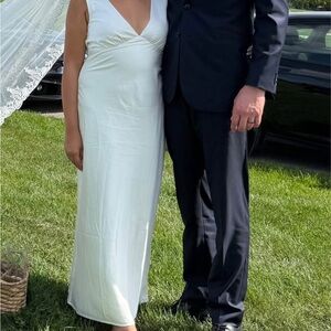 Abercrombie & Fitch White Maxi Dress